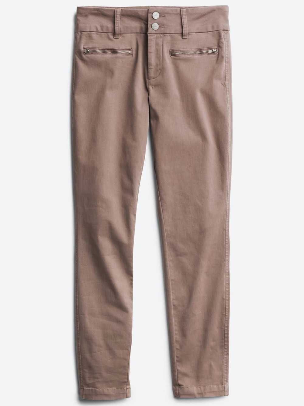 Skinny Ponte Pants in Taupe